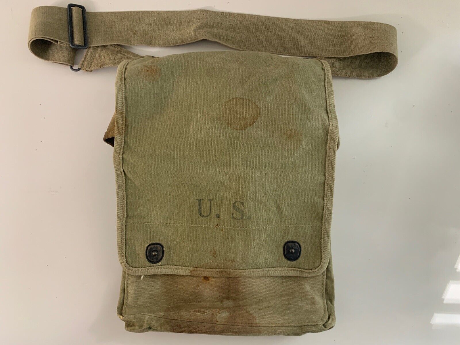 WWII US ARMY - Dispatch Map Case With Strap