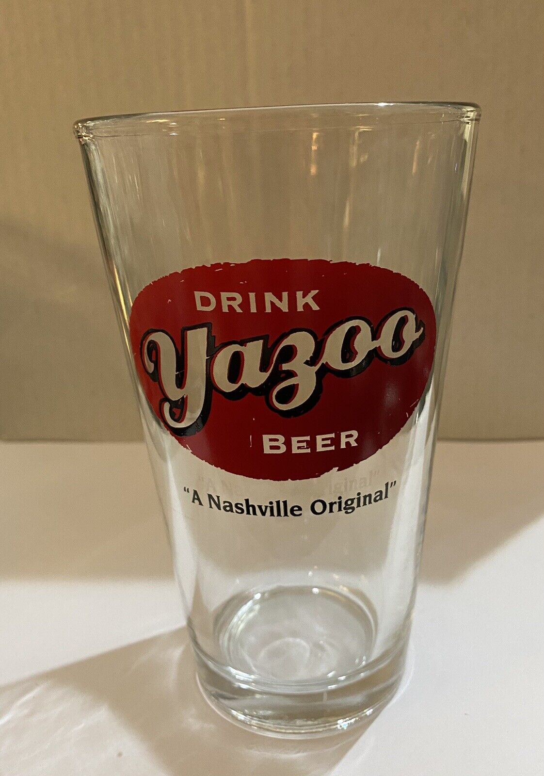 Drink Yazoo Beer Pint Glass approx. 5.75\