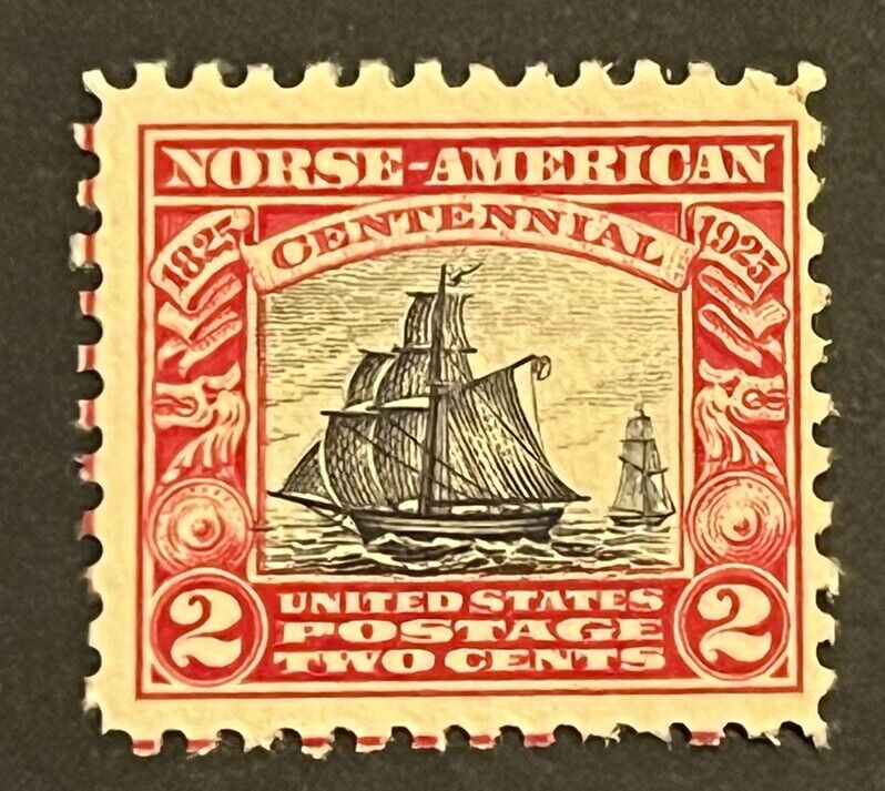 Travelstamps: US Stamp Scott# 620 Sloop Restaurationen 1925 Norse-American Issue