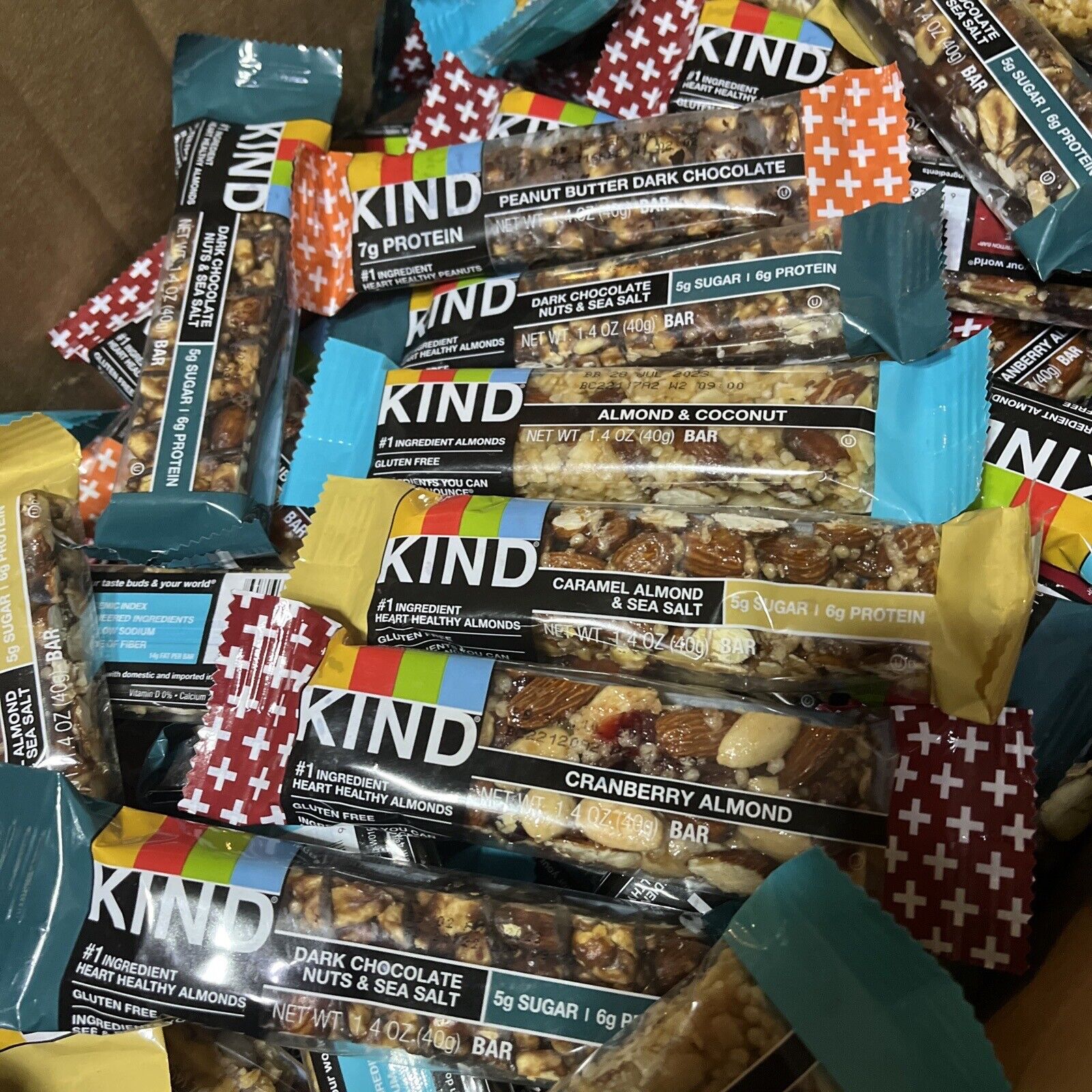 80 Assorted KIND BARS- 6-8g Protein Best Buy Date 5/2024 ***READ***
