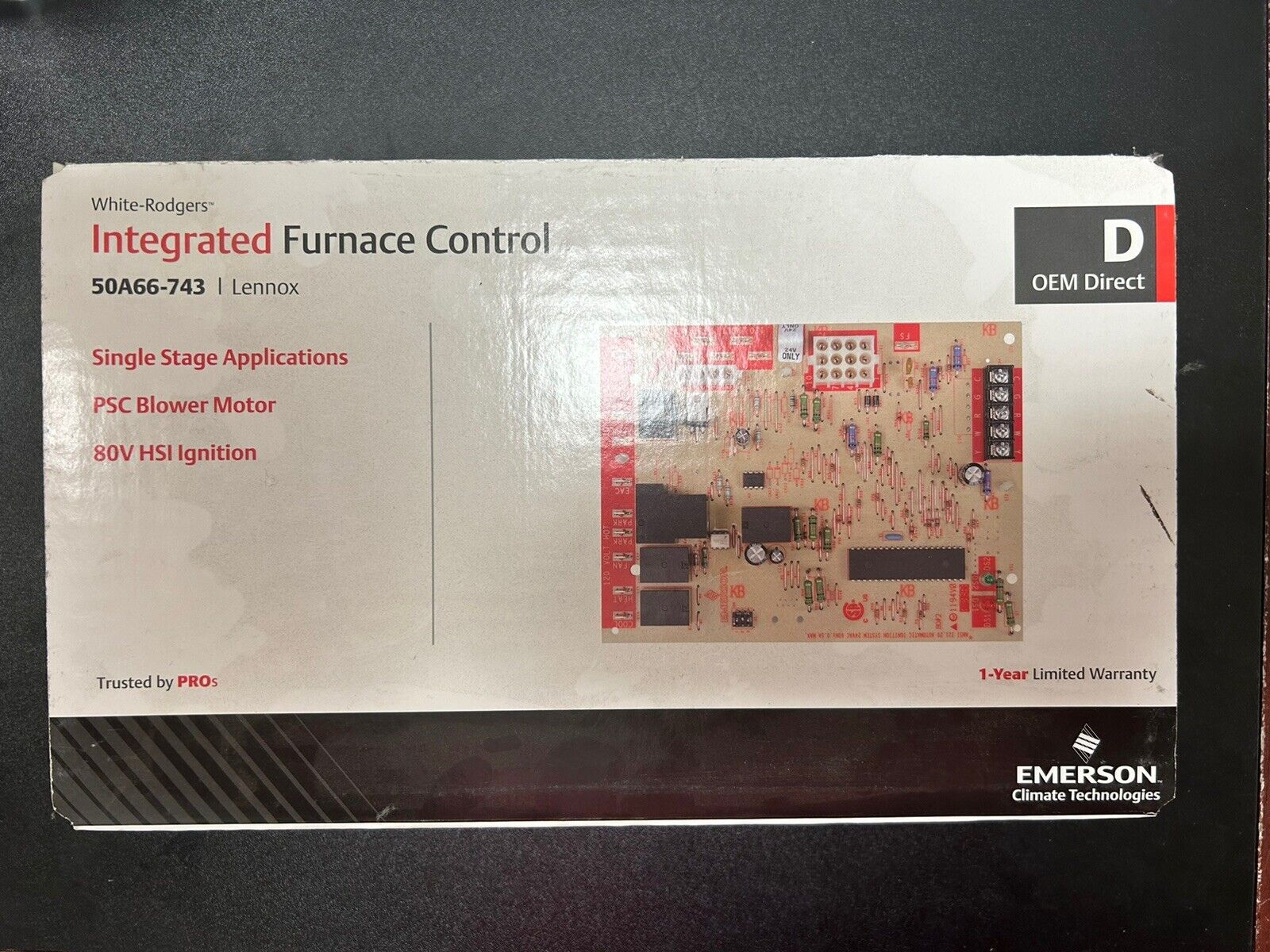 **NEW** 50A66-743 White Rodgers/Emerson Universal Replac. Furnace Control Board