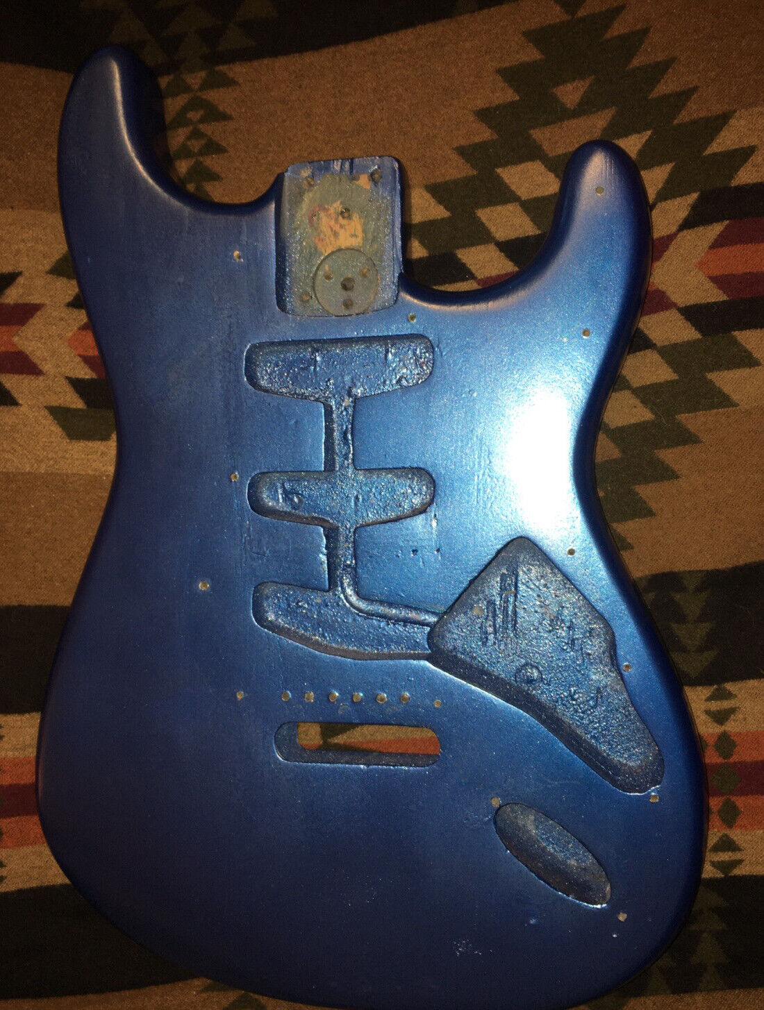 1972 Fender Stratocaster Body Vintage 1970’s CBS Blue