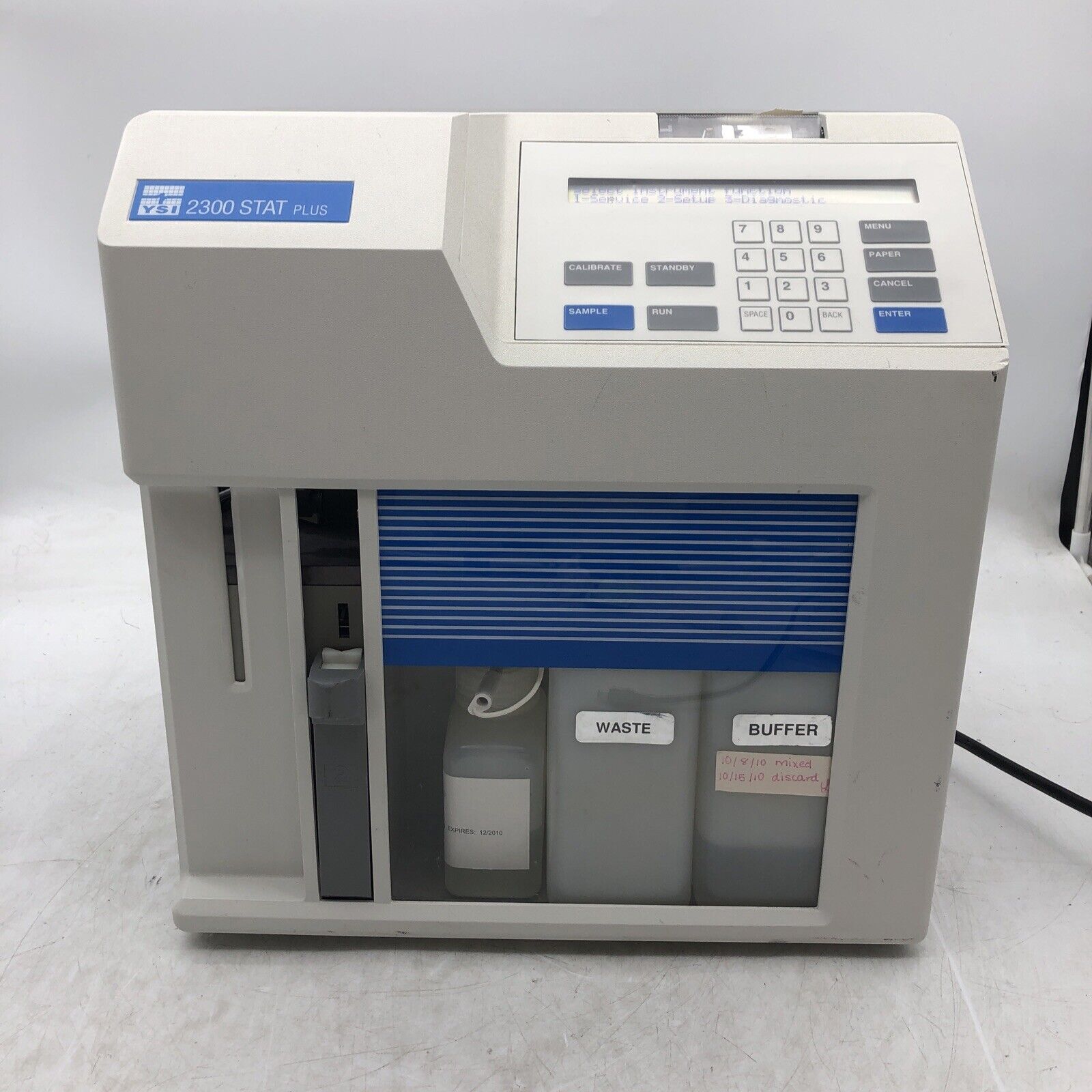 USED YSI 2300D STAT Plus Lactate Glucose Analyzer Lab POWER TESTED READ
