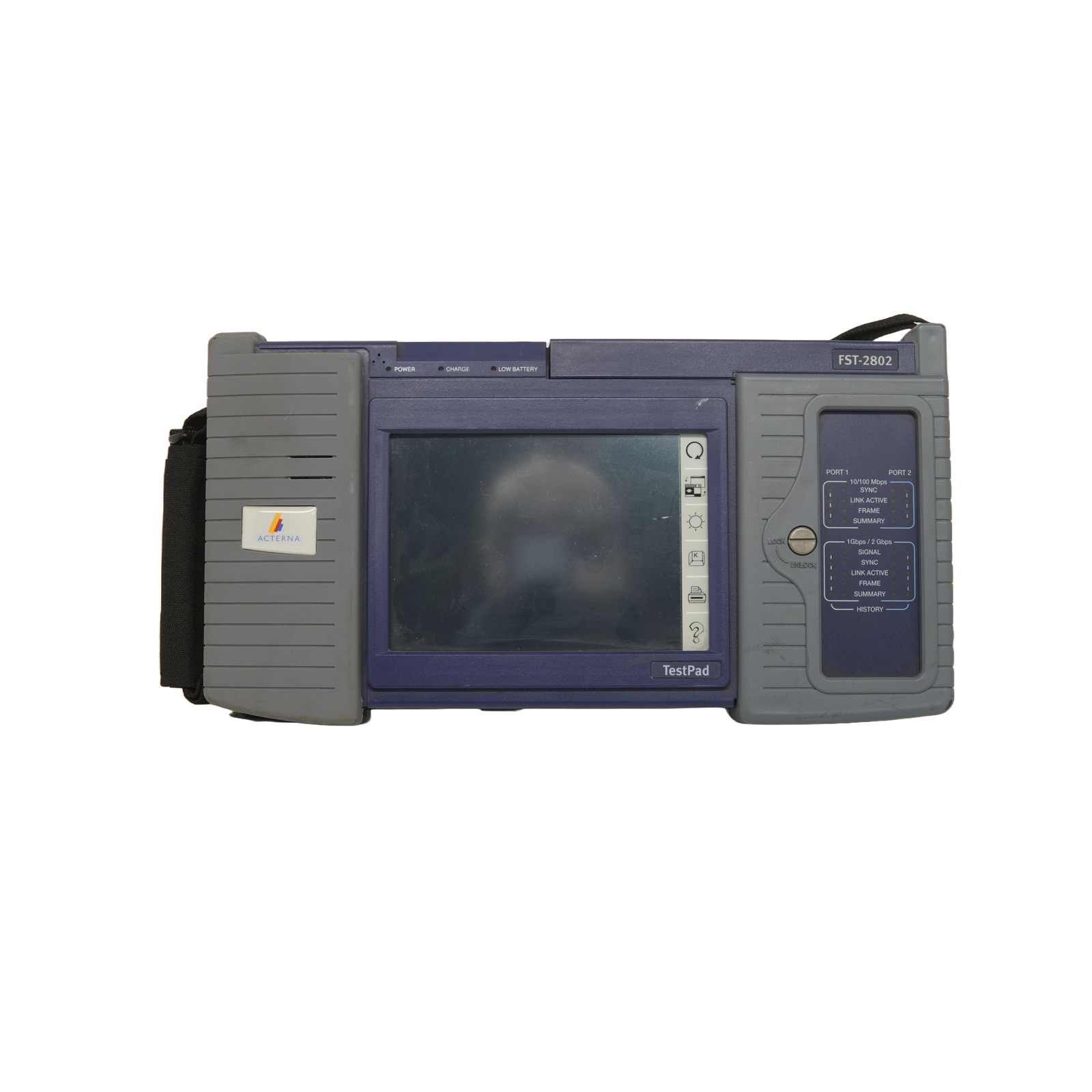 Acterna FST-2000 TestPad Analyzer w/FST-2802 Mod- No FC connector, Battery