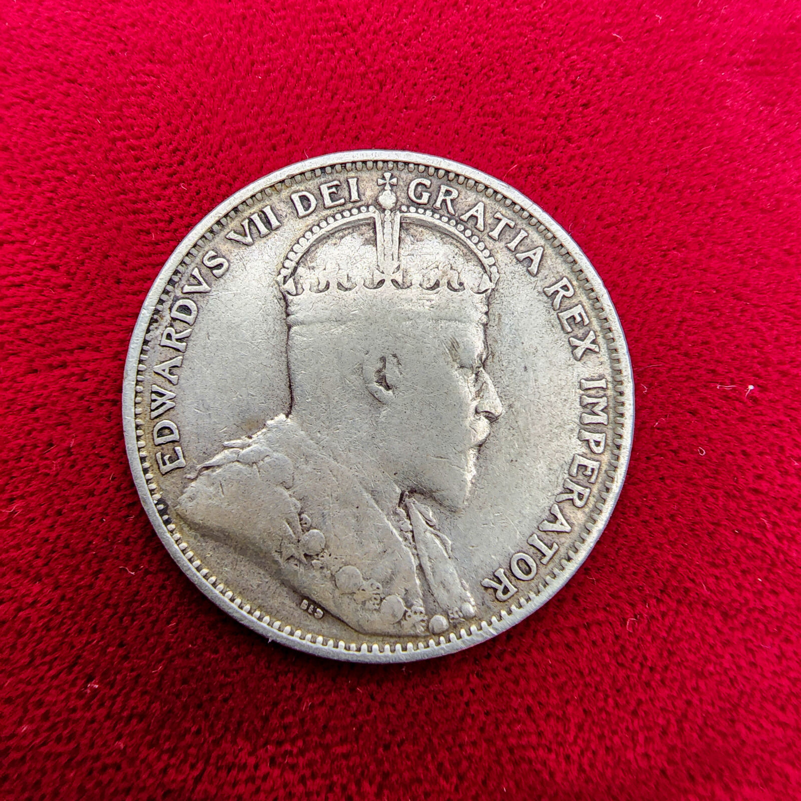 1904-H Newfoundland Canada 20 Cents Silver Coin KM10 Victoria Rare Collectible