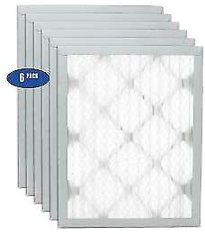 Filters Fast 18x22x1 MERV 8, 1 Inch Pleated HVAC AC Furnace Air Filters, 6 Pack