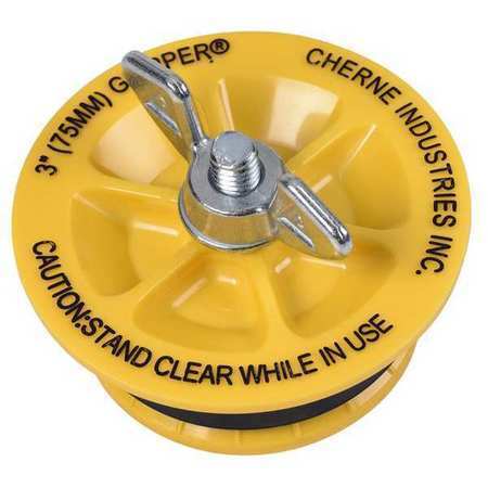 Cherne 270237 Pipe Plug,Mechanical,Size 3 In