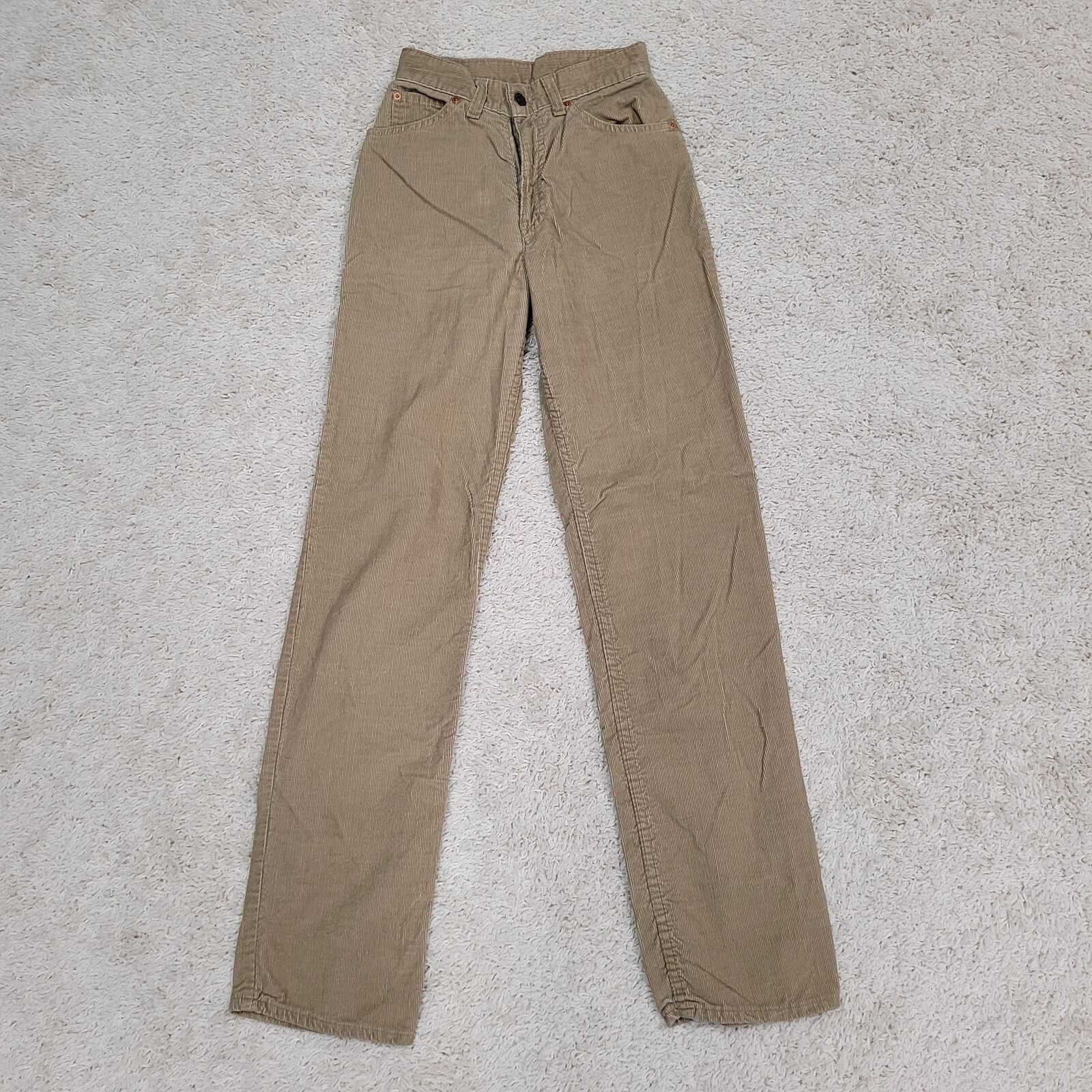 Vintage BIG-E LEVIS 544 High-Rise Corduroy Pants Womens 23x31 (Tag Size 5) TALON