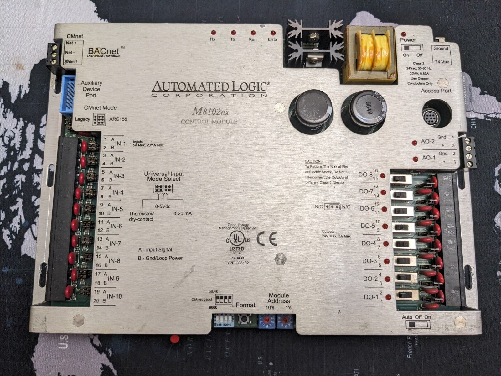 ALC Automated Logic M8102nx M-Line Standalone Control Mod, 8 Out, 10 In, 2 Out