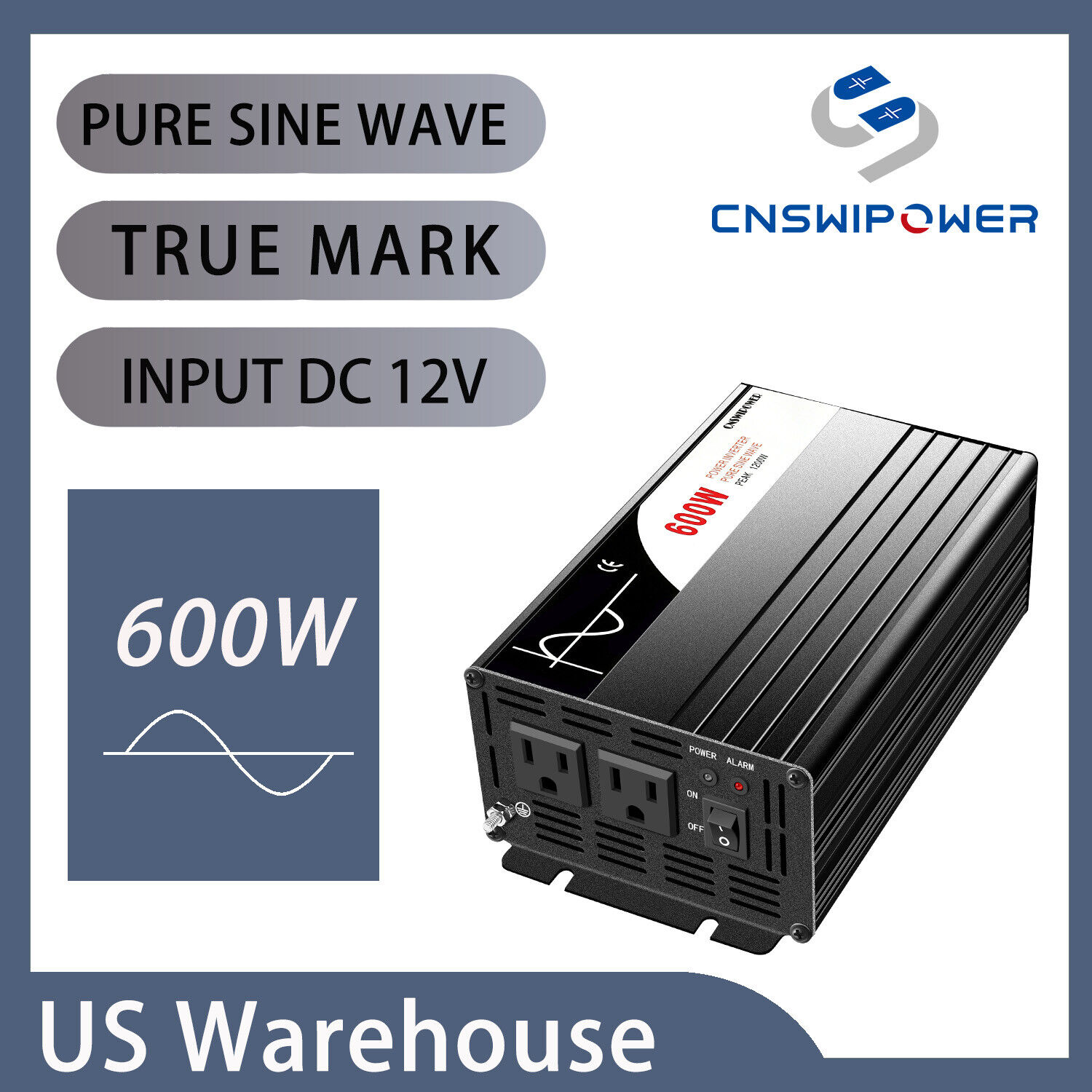 12v to 110v 24v 48v 36V 1000w/1500w/2000w/2500w/3000w Pure Sine Wave Inverter