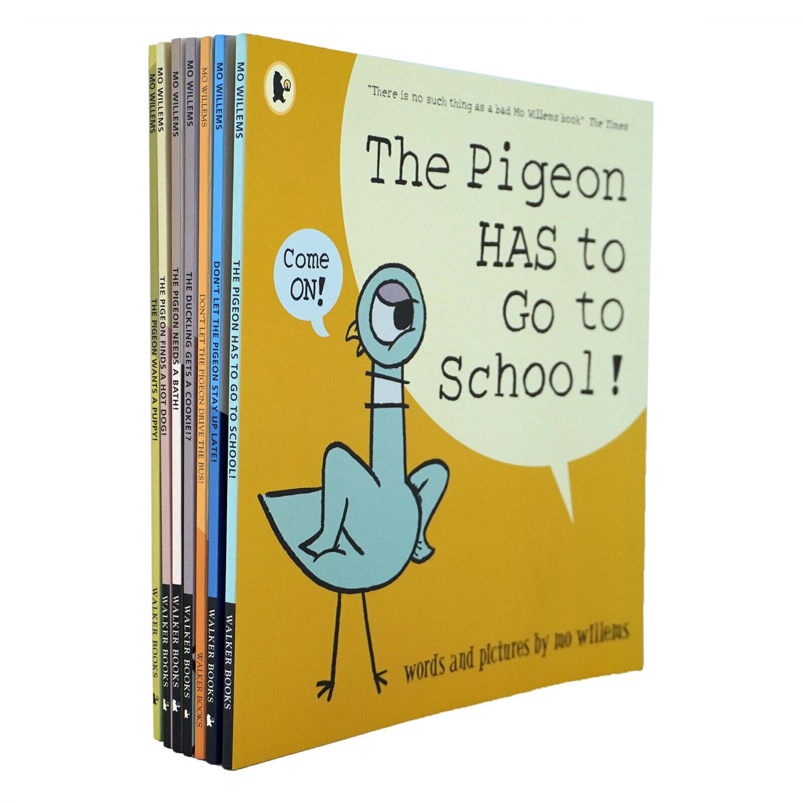 Don't Let the Pigeon Series 7 Books Collection Set by Mo Willems - Age 3-7 - PB