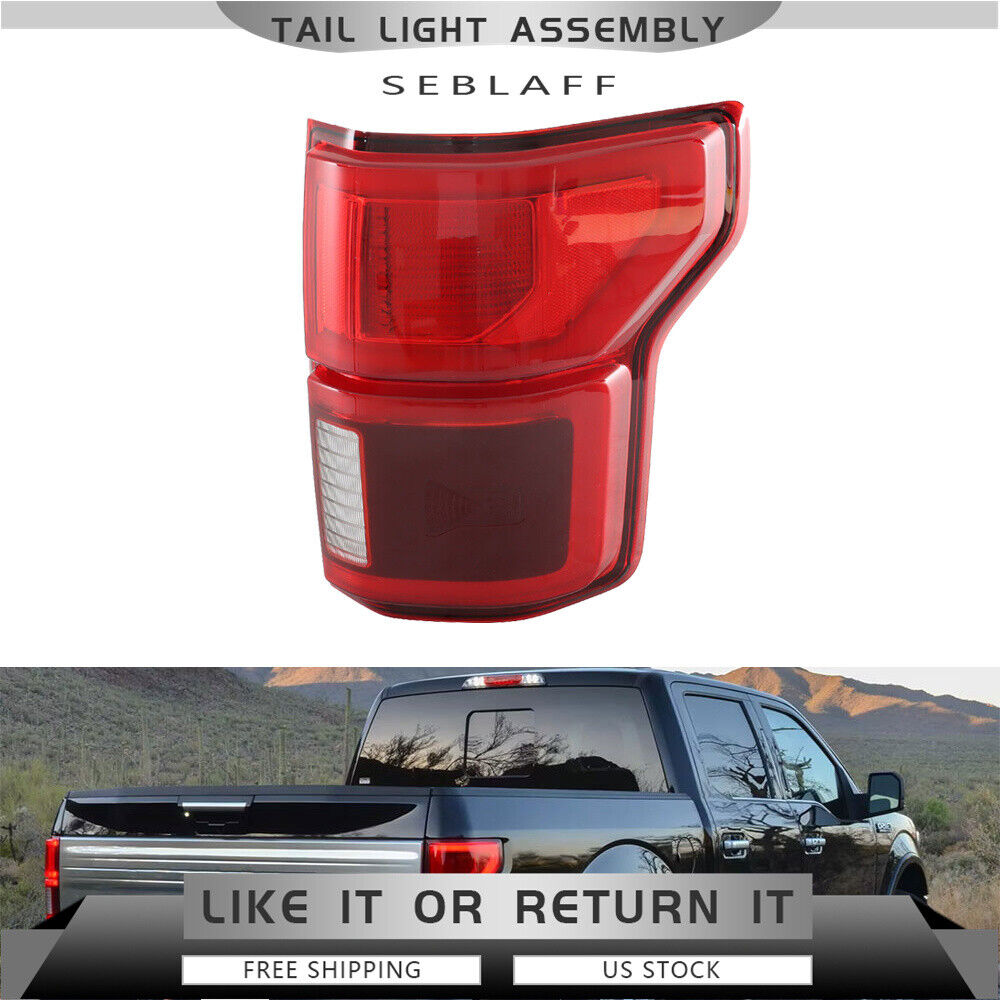 RH Tail Light Fit For 2018-2020 Ford F150 LED w/ Blind Spot Passenger Right Side