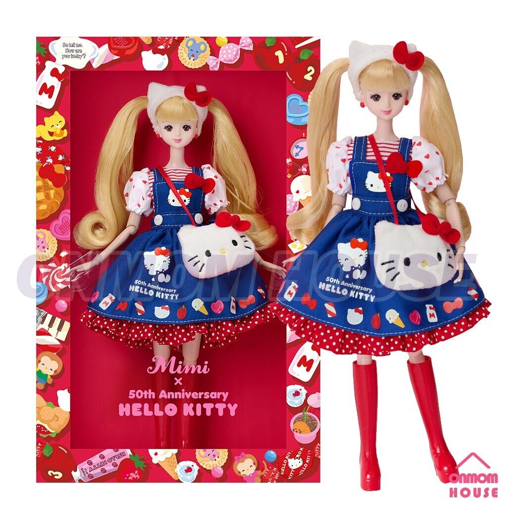 Mimi x 50th Anniversary HELLO KITTY Sanrio Characters Korean Limited Doll Toy