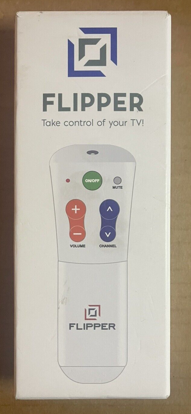 Flipper Big Button Universal TV Remote for Seniors - 2-Device Control