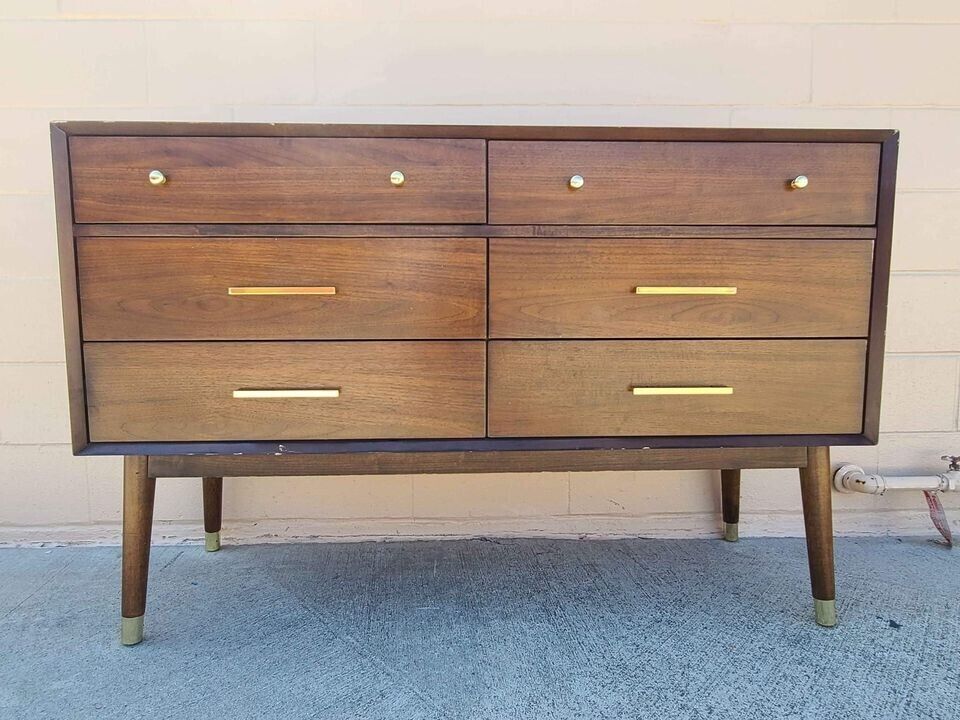 midcentury modern regency wood dresser