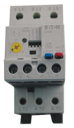 Eaton Xtoe005ccss Overload Relay,1 To 5A,Class 10/20/30,3P