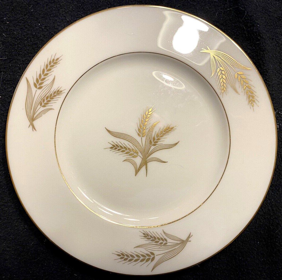 Vintage Set of 4 Lenox Fine China Harvest Pattern R-441 Bread Plates 6 1/4\