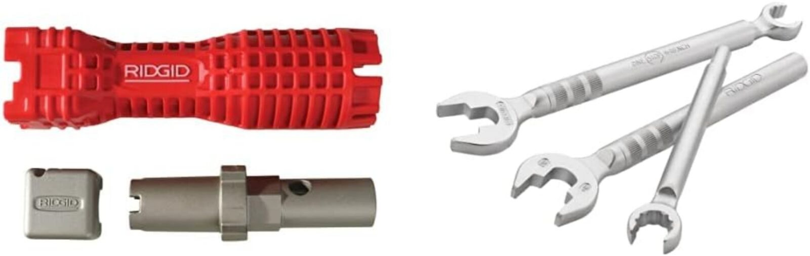 Plumbing Tool Bundle for Faucet and Valve Installation,Aluminum, Plastic