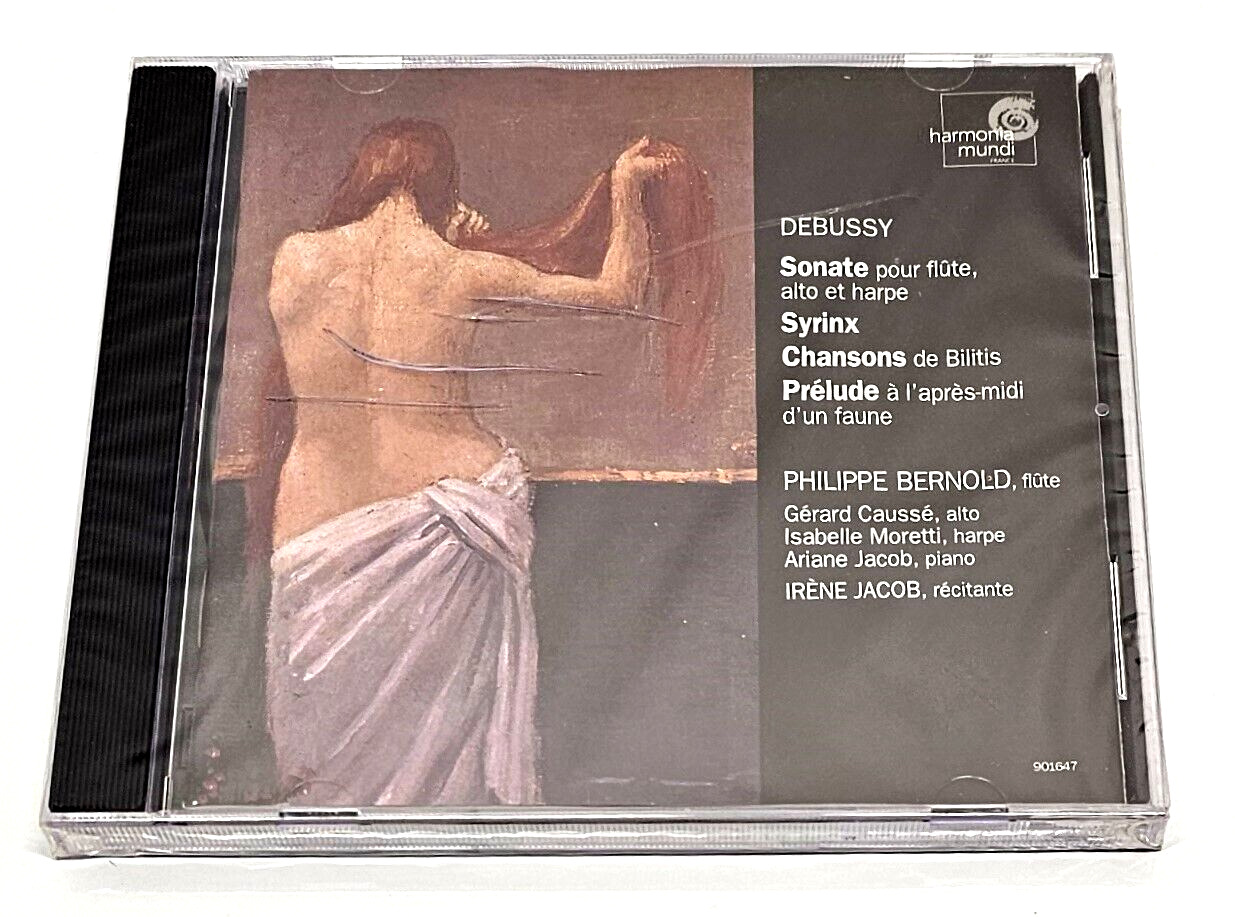 Debussy Sonate Pour Flute, Alto Et Harpe Bernold CD 1998 Brand New Sealed BMG