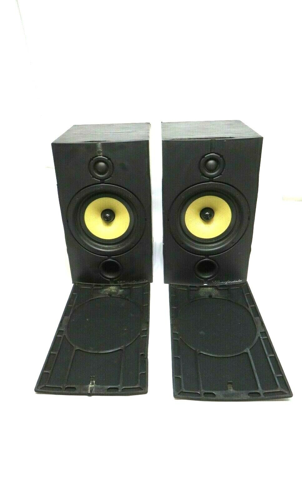 Set of 2  Wharfedale Diamond 8.2 Studio Monitor Speakers W/ Dust Covers