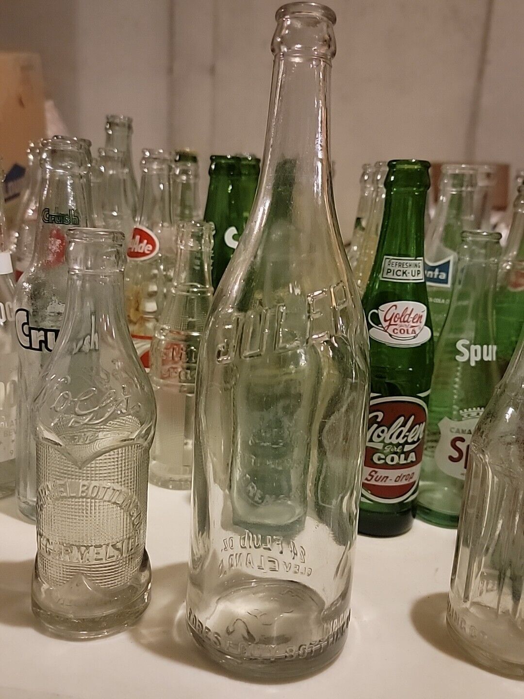 RARE Vintage Julep Glass Soda Bottle FOREST CITY BOTTLING CLEVELAND OHIO