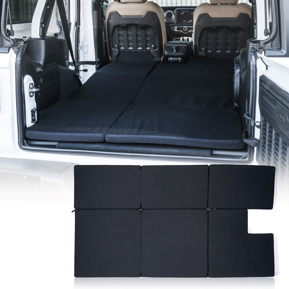 Black NitePad Premium Portable Sleeping Cushion Pad for 18-21 Jeep Wrangler JL