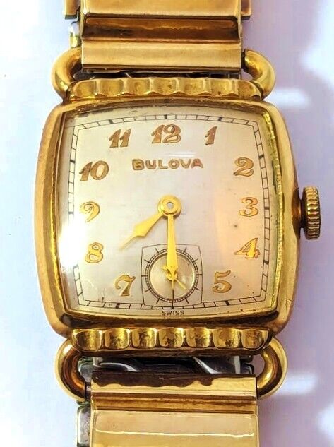 Vintage Bulova Men\'s Wrist Watch, 1940\'s, Vintage Watches