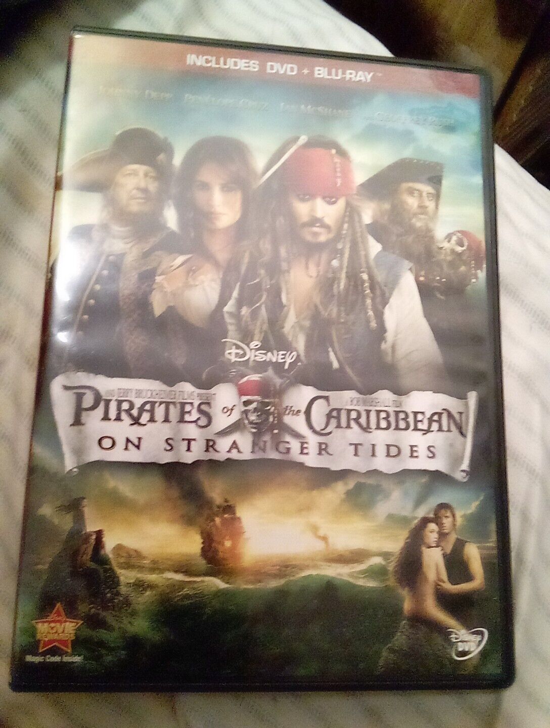 Pirates of the Caribbean: On Stranger Tides Blu -Ray And DVD Non Smoking Home
