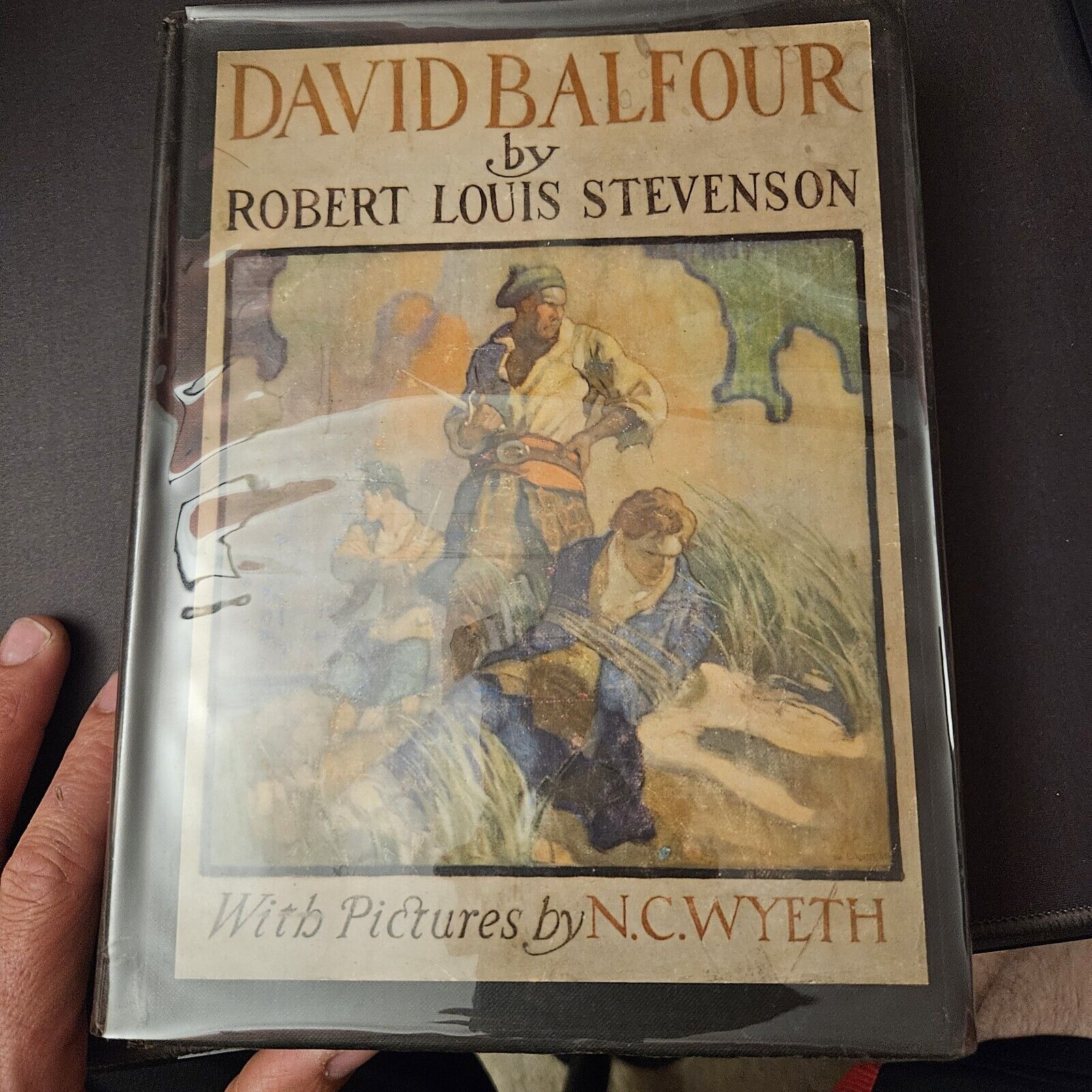 Vintage 1924 Robert Louis Stevenson David Balfour Illustrated by N.C.Wyeth 