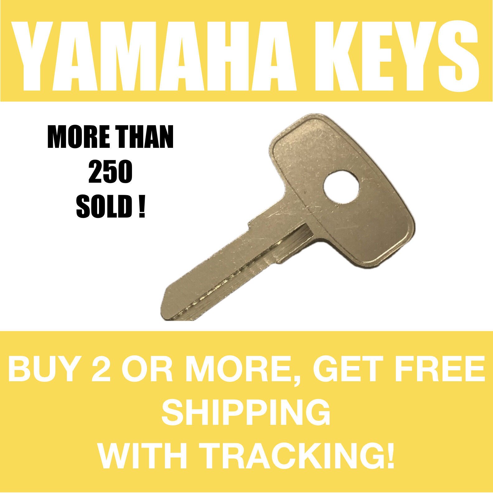 1970\'s Yamaha Motorcycle keys Cut to Code spare replacement key codes 2611-2650