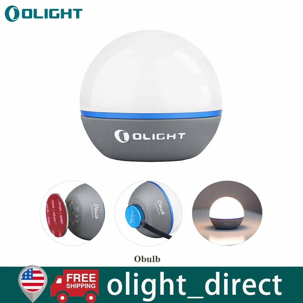 OLIGHT Obulb 55 Lumen 4-Mode Orb Light Night Light MCC Rechargeable Bedside Lamp