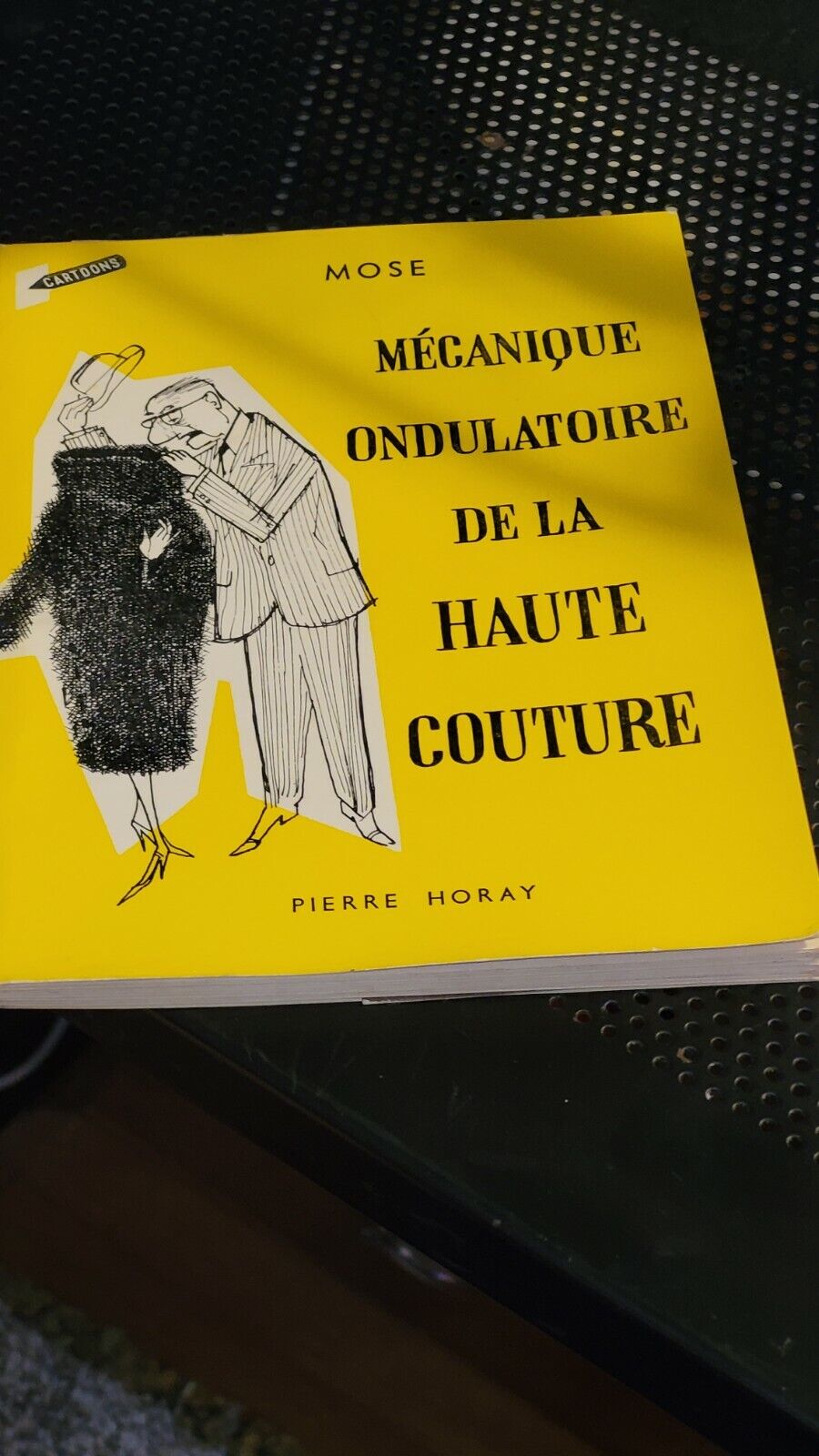 Vintage 1958 French Cartoon Booklet W/Dust Jacket Pierre Horay EC