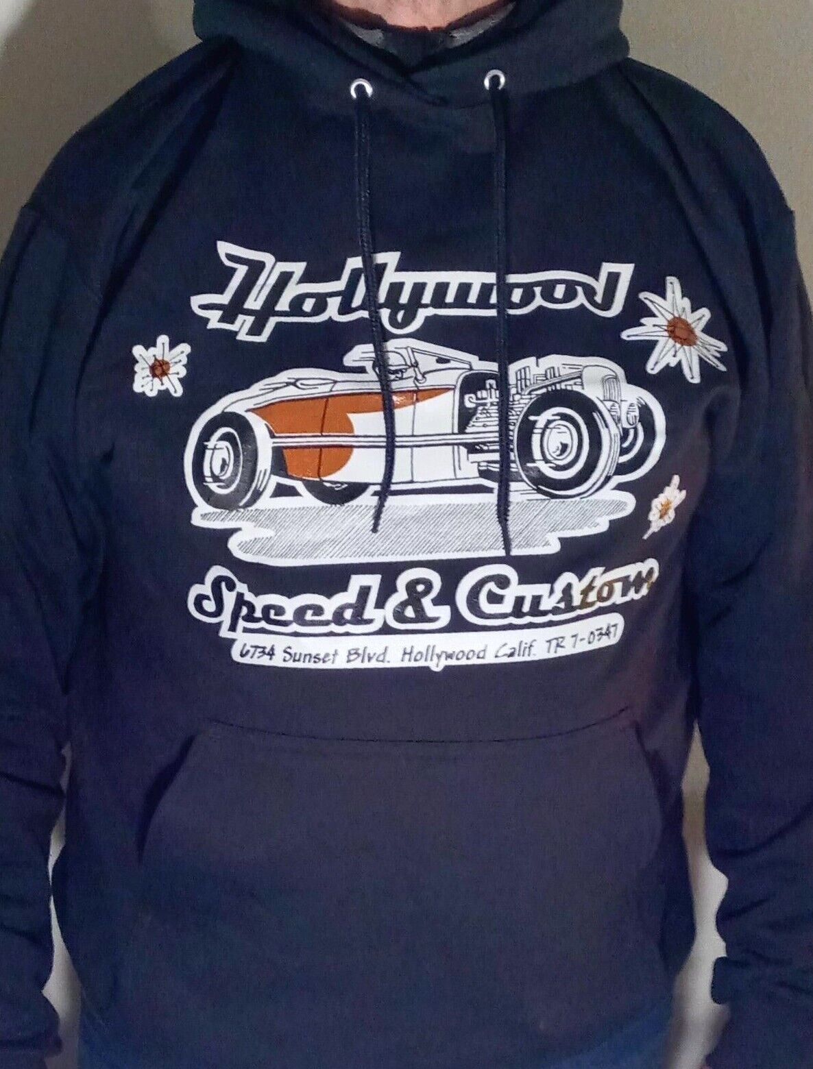 Hollywood Speed and Custom vintage Rat Rod Flathead style hot rod  Hoodie