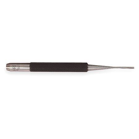 Starrett 565A Drive Pin Punch,1/16 In Tip,4 In L