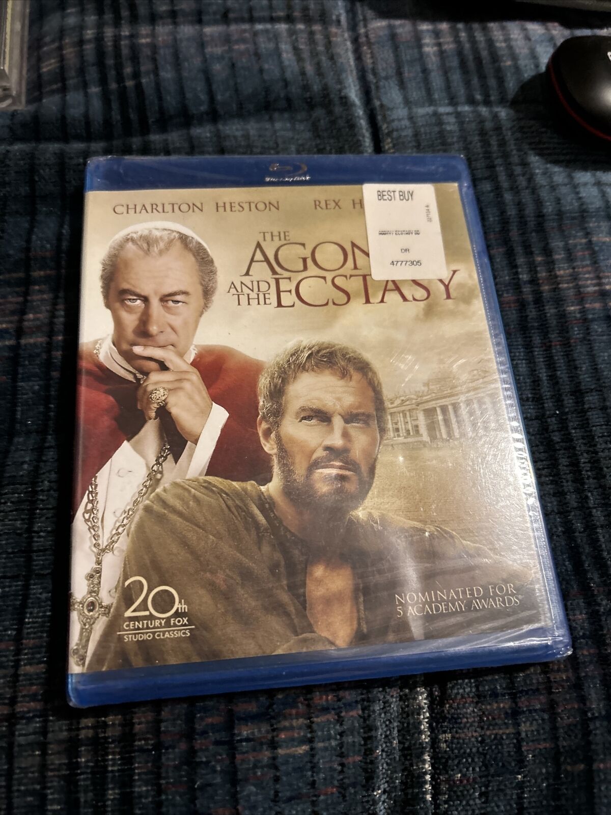 The Agony and the Ecstasy (Blu-ray Disc, 2014) Rare OOP Brand New