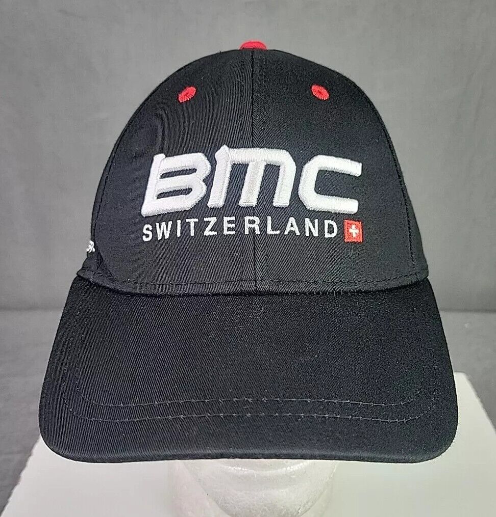 BMC Switzerland Pearl Izumi Cap Hat Stretchy One Size Fits Most Black Red