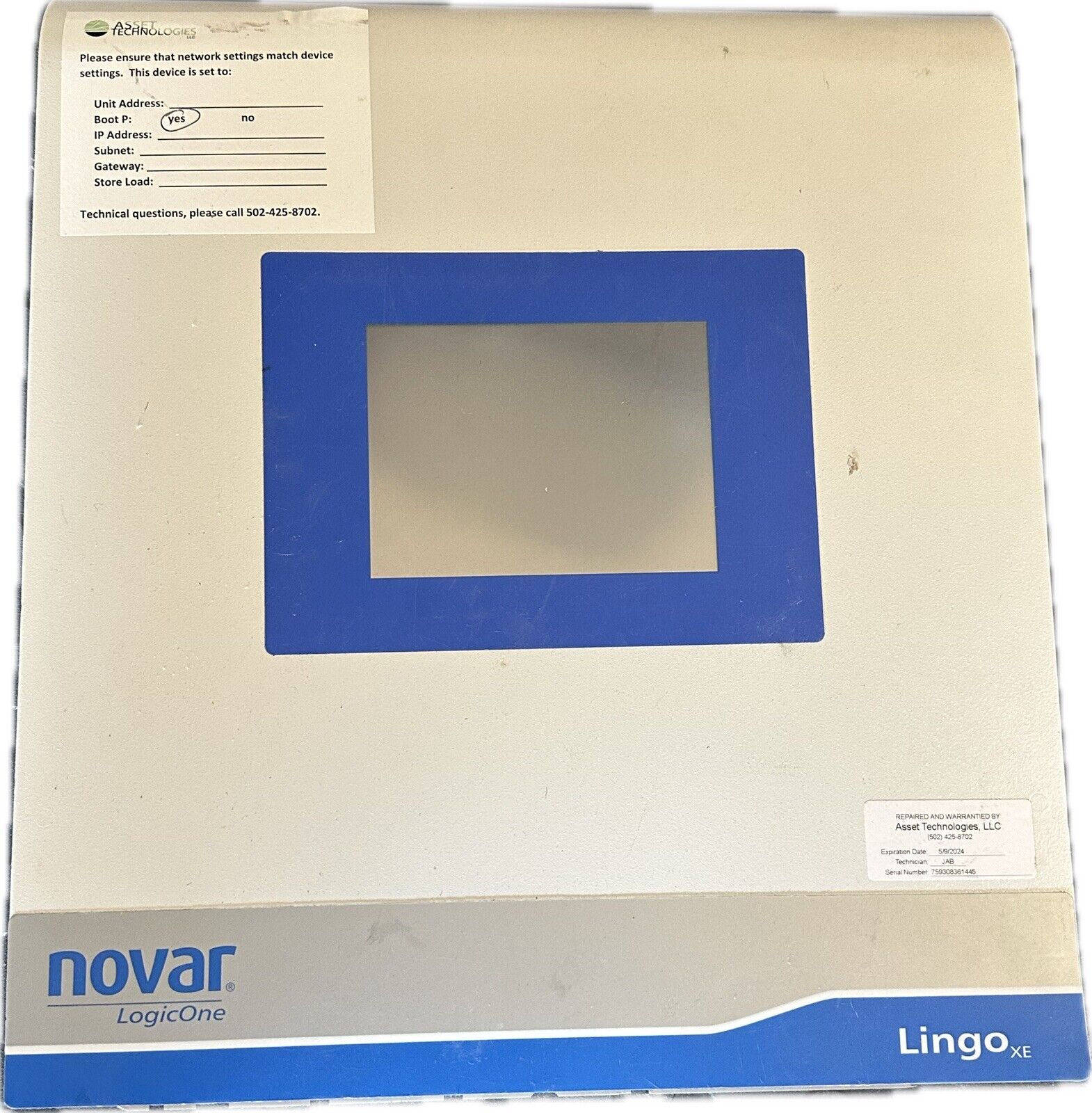 Novar Controls Lingo Xe Logic One Control Processor Used