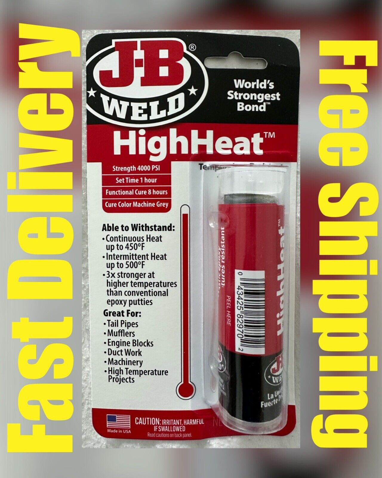 JB Weld highHeat 8297 Temperature Resistant Epoxy Putty