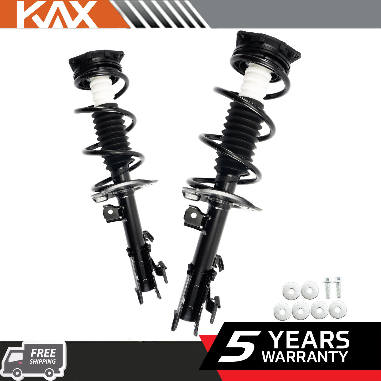AWD Front Struts w/Coil Spring Assembly For 2008-2012 Nissan Rogue 272608 272609