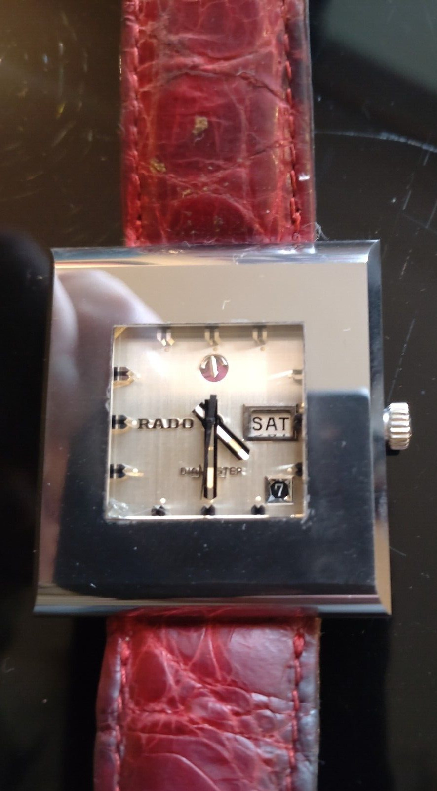 Rare Vintage Rado Diamaster Mans Automatic Stainless Steel Day, Date Wristwatch