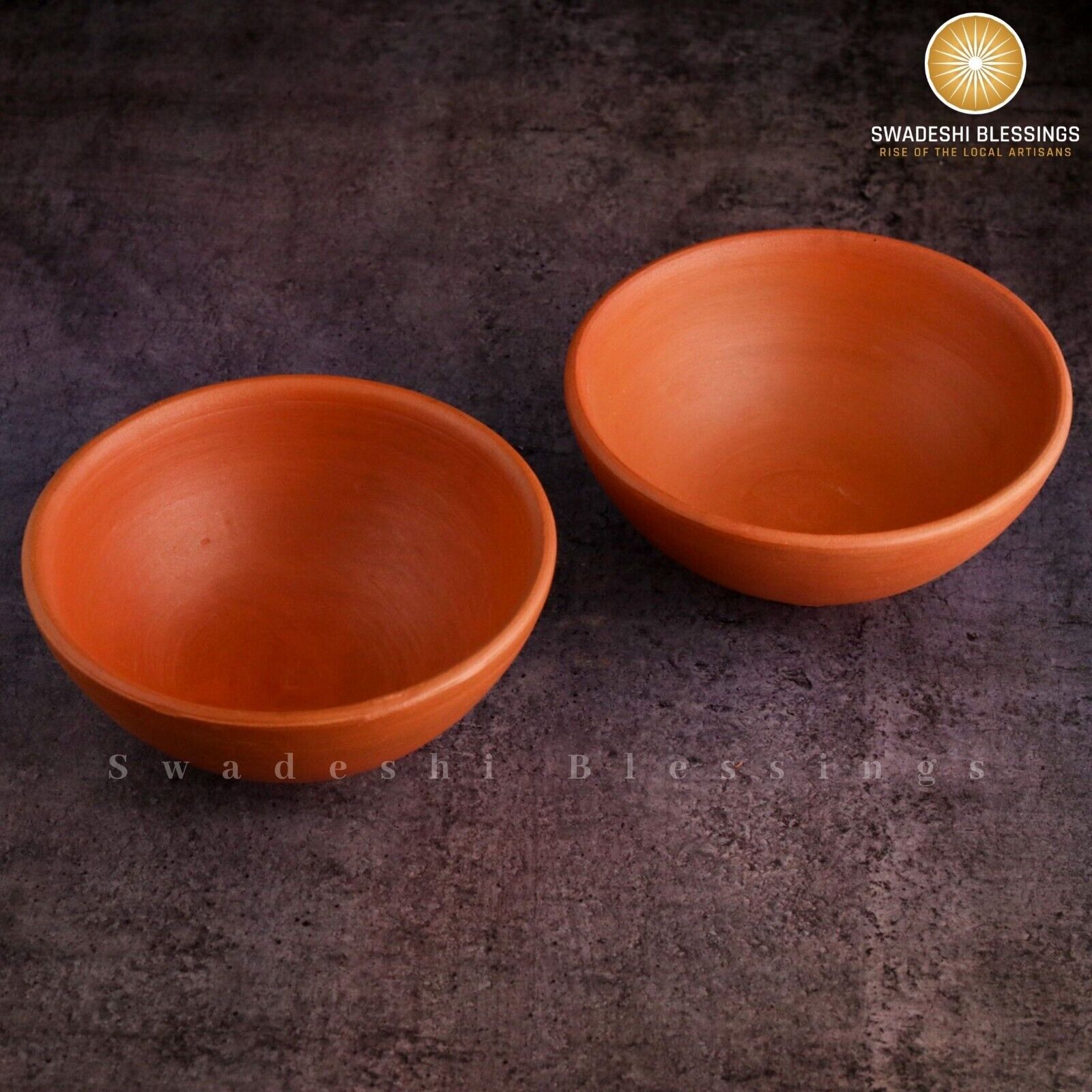 Unglazed Clay Serving Bowl Set/Terracotta Bowls/Earthen Snack Bowl/ Yogurt Pots