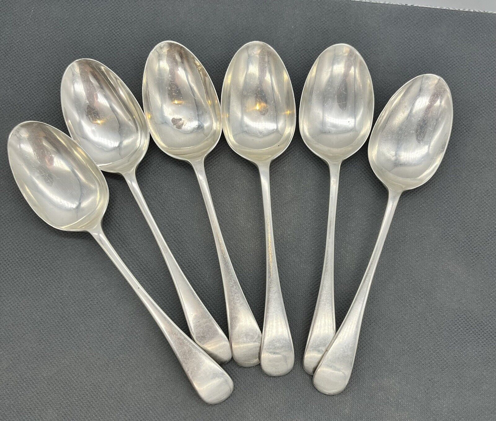 James Dixon & Sons Vintage Sterling Silver Soup Spoons 7 inches