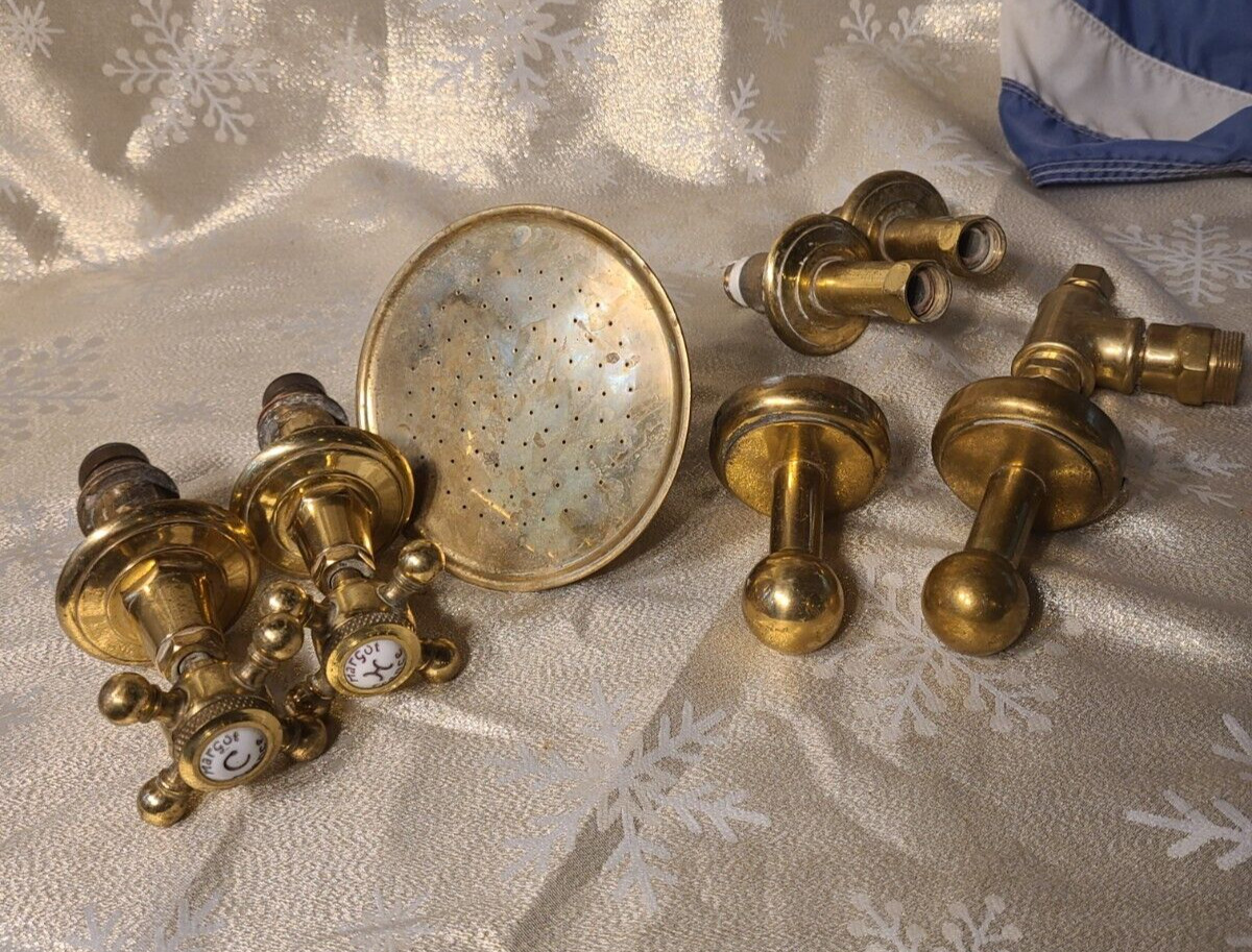 Rare Antique Early 1900s Solid Brass \