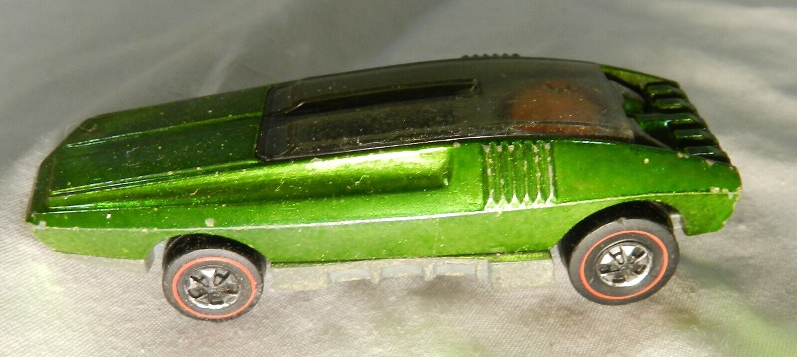 Vintage 1969 Mattel Hot Wheels Redline - Green Whip Creamer