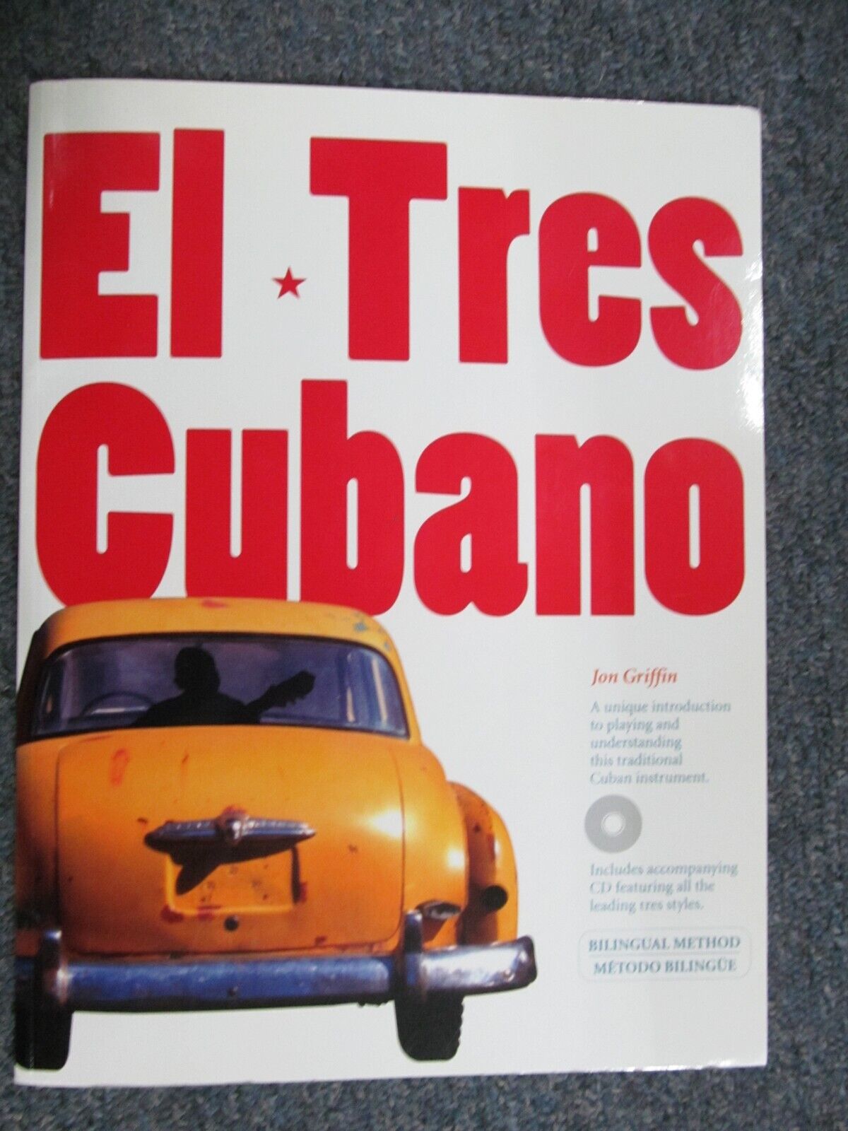 Amsco EL Tres Cubano Cuban Instrument Instruction Book w/ Cd