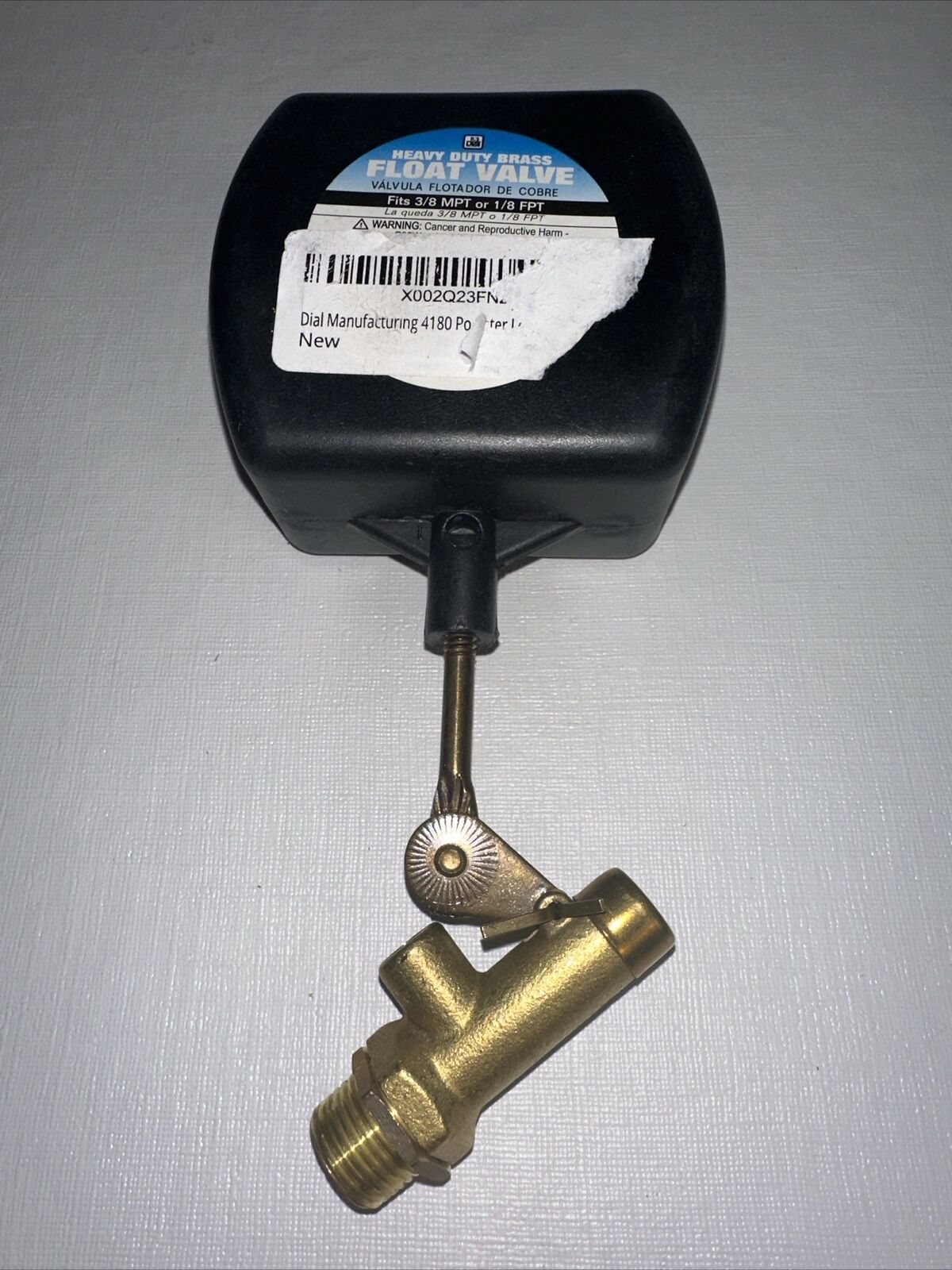 Dial Manufacturing 4180 Pool Float Valve-Water Leveler-Brass-3/8 MPT