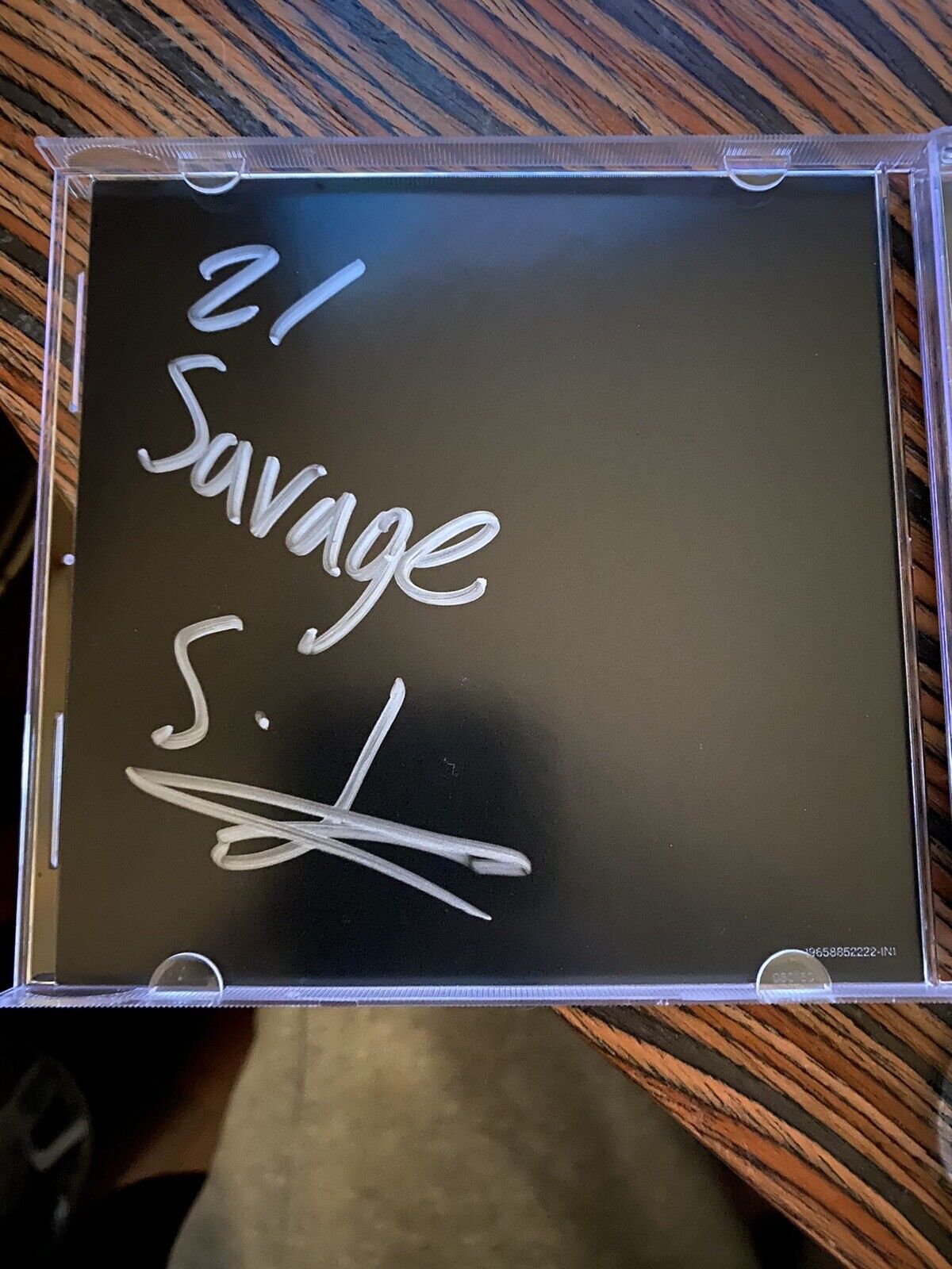 21 savage Autographed AMERICAN DREAM ALT. COVER EXCLUSIVE CD In Hand Ships Now