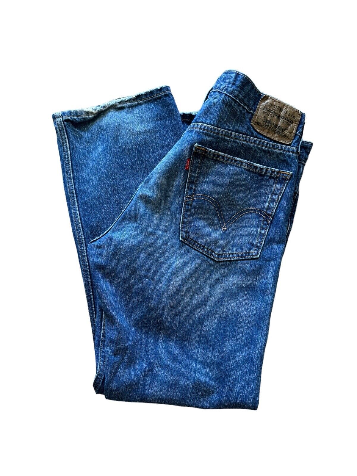 Levi’s The Original Jeans Slim Straight 514 Blue Jeans Men’s Size 36x30 Vintage