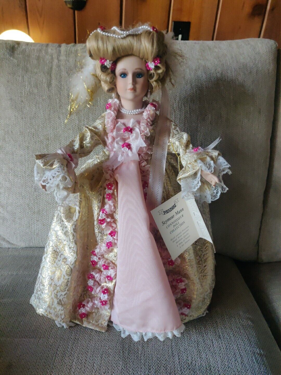A connoisseur collection doll from seymour mann.