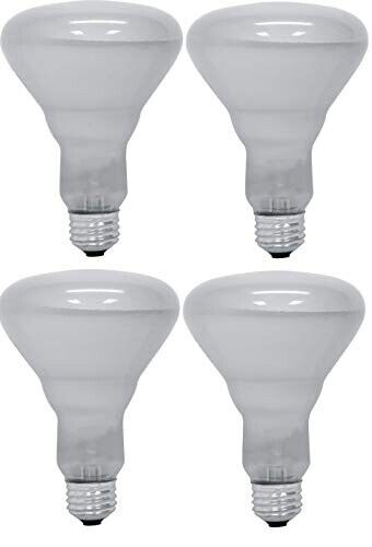 GE  65w Soft White Reflector Flood BR30 Light Bulb 4Pack 610 Lumens
